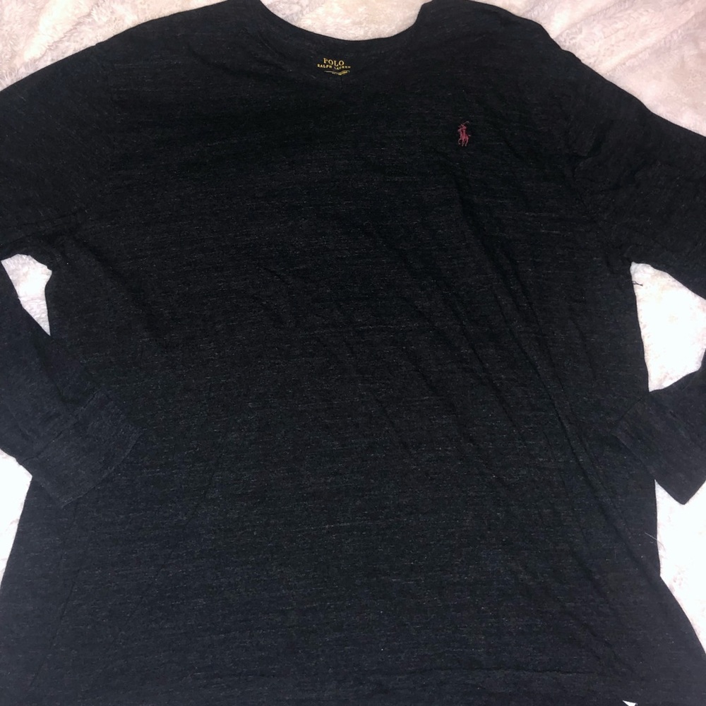 Polo Ralph Lauren Classic Fit long sleeve t-shirt gray size XL - Picture 1 of 3